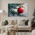 OBRAZ SVÁTEČNÍ OZDOBA NA STROMĚ - VÁNOČNÍ A ZIMNÍ OBRAZY - OBRAZY