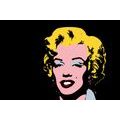 TAPETE POP-ART VON MARILYN MONROE AUF SCHWARZEM HINTERGRUND - POP-ART-TAPETEN - TAPETEN