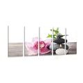 5-PIECE CANVAS PRINT HARMONIOUS ZEN STILL LIFE - PICTURES FENG SHUI{% if product.category.pathNames[0] != product.category.name %} - PICTURES{% endif %}