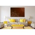 CANVAS PRINT MODERN ELEMENTS OF MANDALA IN SHADES OF BROWN - PICTURES FENG SHUI - PICTURES