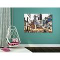 CANVAS PRINT ABSTRACT CITYSCAPE - PICTURES OF CITIES - PICTURES