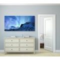 CANVAS PRINT NORTHERN LIGHTS - PICTURES OF NATURE AND LANDSCAPE - PICTURES