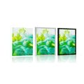 POSTER INK IN SHADES OF GREEN - ABSTRACT AND PATTERNED - POSTERS