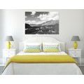 CANVAS PRINT VALLEY IN MONTENEGRO IN BLACK AND WHITE - BLACK AND WHITE PICTURES{% if product.category.pathNames[0] != product.category.name %} - PICTURES{% endif %}
