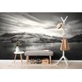 FOTOMURALE – LAGO SERALE IN BIANCO E NERO - CARTA DA PARATI BIANCO E NERO - CARTA DA PARATI