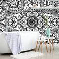 SELF ADHESIVE WALLPAPER BLACK AND WHITE ORNAMENT - SELF-ADHESIVE WALLPAPERS - WALLPAPERS