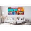 5-PIECE CANVAS PRINT ARTWORK OF ABSTRACT DESIGN - ABSTRACT PICTURES - PICTURES