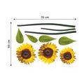 DECORATIVE WALL STICKERS SUNFLOWERS - STICKERS{% if product.category.pathNames[0] != product.category.name %} - STICKERS{% endif %}