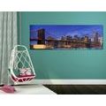 CANVAS PRINT ENCHANTING BROOKLYN BRIDGE - PICTURES OF CITIES - PICTURES