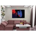 CANVAS PRINT BEAUTIFUL STRANGER IN THE CITY - POP ART PICTURES - PICTURES