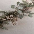 CANVASTAVLA NATURLIG JULKVIST MED BÄR - JUL- OCH VINTERTAVLOR - TAVLOR