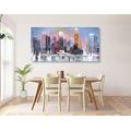 CANVAS PRINT COASTAL CITY - PICTURES OF CITIES - PICTURES