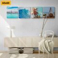 CANVAS PRINT SET SEA BREEZE - SET OF PICTURES - PICTURES