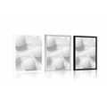 POSTER WHITE LUXURY - ABSTRACT AND PATTERNED - POSTERS