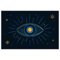 TABLEAU SUR TOILE – ŒIL MYSTIQUE DANS LES ÉTOILES - TABLEAUX PAR THÈME - TABLEAUX