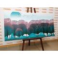 CANVAS PRINT JUNGLE IN A MODERN DESIGN - PICTURES OF NATURE AND LANDSCAPE{% if product.category.pathNames[0] != product.category.name %} - PICTURES{% endif %}