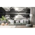 SELF ADHESIVE WALL MURAL BLACK AND WHITE SUNRISE IN NEW ZEALAND - SELF-ADHESIVE WALLPAPERS - WALLPAPERS