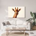 WANDBILD TIERPORTRÄT GIRAFFE - WANDBILDER ZEBRAS UND GIRAFFEN - BILDER