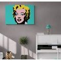 CANVAS PRINT ICONIC MARILYN MONROE IN POP ART DESIGN - POP ART PICTURES - PICTURES