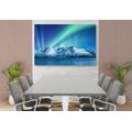 CANVAS PRINT ARCTIC POLAR LIGHTS - PICTURES OF NATURE AND LANDSCAPE - PICTURES