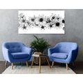 IMPRESSION SUR TOILE FLEURS DE CERISIER EN NOIR ET BLANC - IMPRESSIONS SUR TOILE NOIR ET BLANC - IMPRESSION SUR TOILE