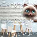 SELF ADHESIVE WALLPAPER CUTE KITTEN - SELF-ADHESIVE WALLPAPERS - WALLPAPERS