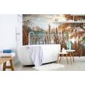 SELF ADHESIVE WALL MURAL LAKE IN THE MIDDLE OF AUTUMN NATURE - SELF-ADHESIVE WALLPAPERS - WALLPAPERS