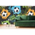 WALLPAPER SOCCER BALL ON AN ABSTRACT BACKGROUND - WALLPAPERS - 🔥 TOTAL SALE 🔥