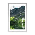 PLAKAT Z PASSE-PARTOUT MORSKIE OKO W TATRACH - PRZYRODA - PLAKATY