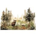 TAPETA MÝVAL V ROZPRÁVKOVOM LESE - TAPETY LES - TAPETY