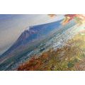 CANVAS PRINT VIEW OF CHUREITO PAGODA AND MOUNT FUJI - PICTURES OF NATURE AND LANDSCAPE - PICTURES