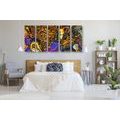 5-PIECE CANVAS PRINT FULL OF ABSTRACT ART - ABSTRACT PICTURES{% if product.category.pathNames[0] != product.category.name %} - PICTURES{% endif %}