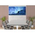 CANVAS PRINT NORTHERN LIGHTS - PICTURES OF NATURE AND LANDSCAPE - PICTURES