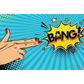 TABLOU CU MOTIV POP ART - BANG! - TABLOURI POP ART - TABLOURI