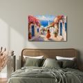 WANDBILD SOMMERLICHE GASSE ZUM MEER - BILDER MEER UND STRAND - BILDER