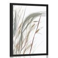 PLAKÁT MINIMALISTICKÁ STÉBLA TRÁVY - STROMY A LISTY - PLAKÁTY