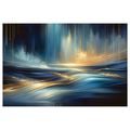OBRAZ ZÁŘE NAD VLNAMI - OBRAZY MOŘE A PLÁŽ - OBRAZY