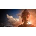 CANVAS PRINT BUDDHA AMONG THE CLOUDS - PICTURES FENG SHUI{% if product.category.pathNames[0] != product.category.name %} - PICTURES{% endif %}