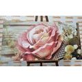 WANDBILD ELEGANTE VINTAGE-ROSE - VINTAGE- UND RETRO-BILDER - BILDER