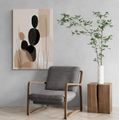 WANDBILD ABSTRAKTE BOTANISCHE FORMEN KAKTUS - WANDBILDER ABSTRAKTE FORMEN - BILDER