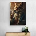 WANDBILD TIERISCHER GANGSTER WOLF - WANDBILDER TIERISCHE GANGSTER - BILDER