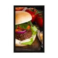 POSTER AMERICAN HAMBURGER - WITH A KITCHEN MOTIF - POSTERS