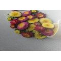 CANVAS PRINT CUP FULL OF FLOWERS - PICTURES FLOWERS - PICTURES