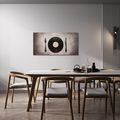 WANDBILD RETRO-DINNER AUF PLATTE - MUSIKBILDER - BILDER