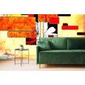 SELF ADHESIVE WALLPAPER FLORAL ABSTRACTION - SELF-ADHESIVE WALLPAPERS - WALLPAPERS