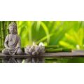 WANDBILD HARMONISCHER BUDDHA - BILDER MIT FENG SHUI-MOTIVEN - BILDER