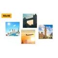CANVAS PRINT SET HISTORICAL LONDON - SET OF PICTURES - PICTURES