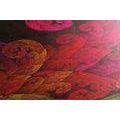 CANVAS PRINT ABSTRACT PASTEL LEAVES - ABSTRACT PICTURES - PICTURES