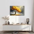 WANDBILD HERBSTLICHER LEBENSBAUM IM GLANZ - BILDER BÄUME DES LEBENS - BILDER