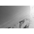 CANVAS PRINT OF SNOWY MOUNTAINS IN BLACK AND WHITE - BLACK AND WHITE PICTURES{% if product.category.pathNames[0] != product.category.name %} - PICTURES{% endif %}